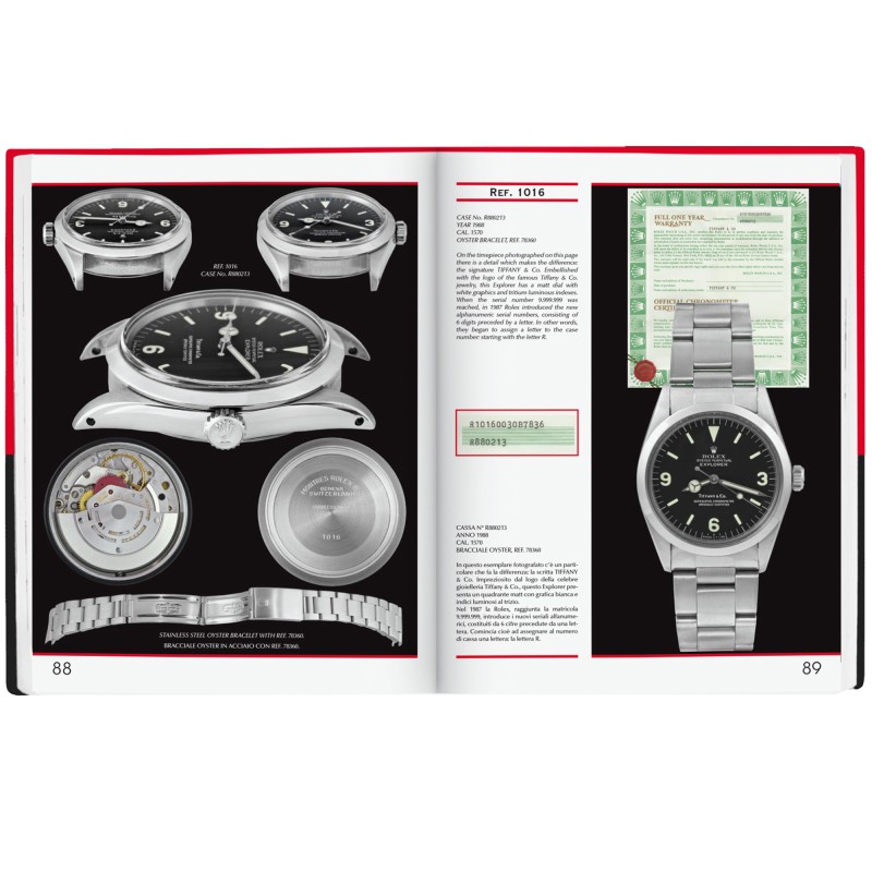 Libro di orologi Rolex Explorer I, Explorer II e Milgauss