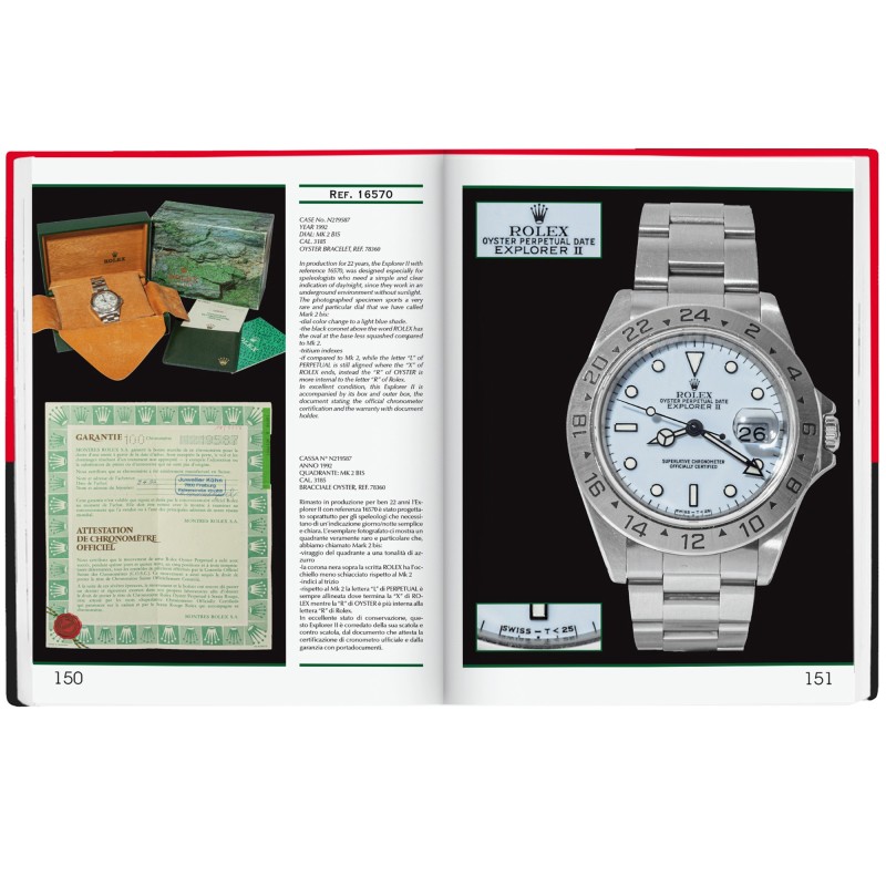 Livre des montres Rolex Explorer I, Explorer II et Milgauss