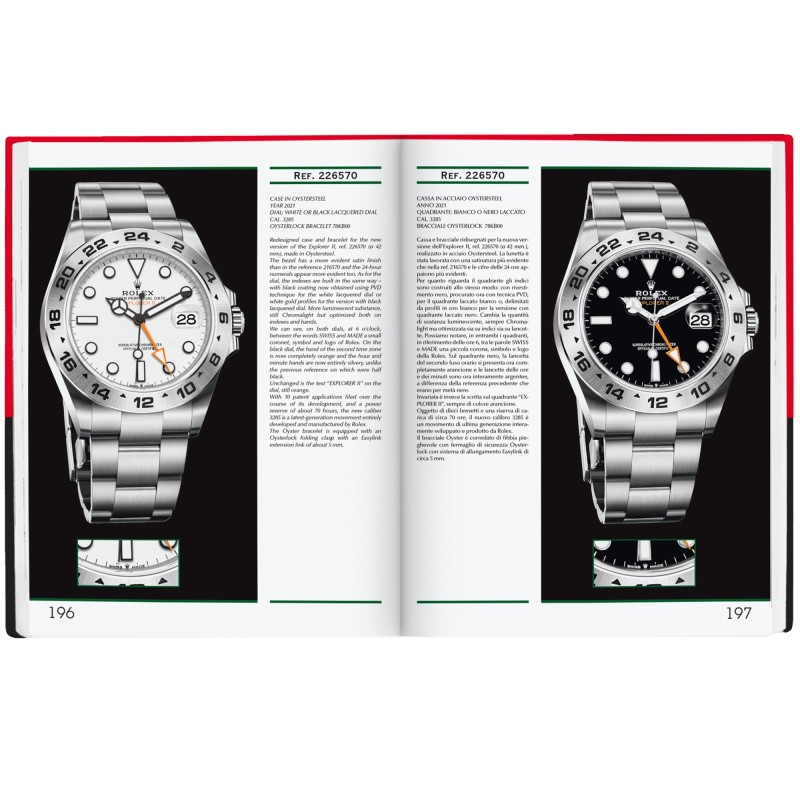 Livre des montres Rolex Explorer I, Explorer II et Milgauss