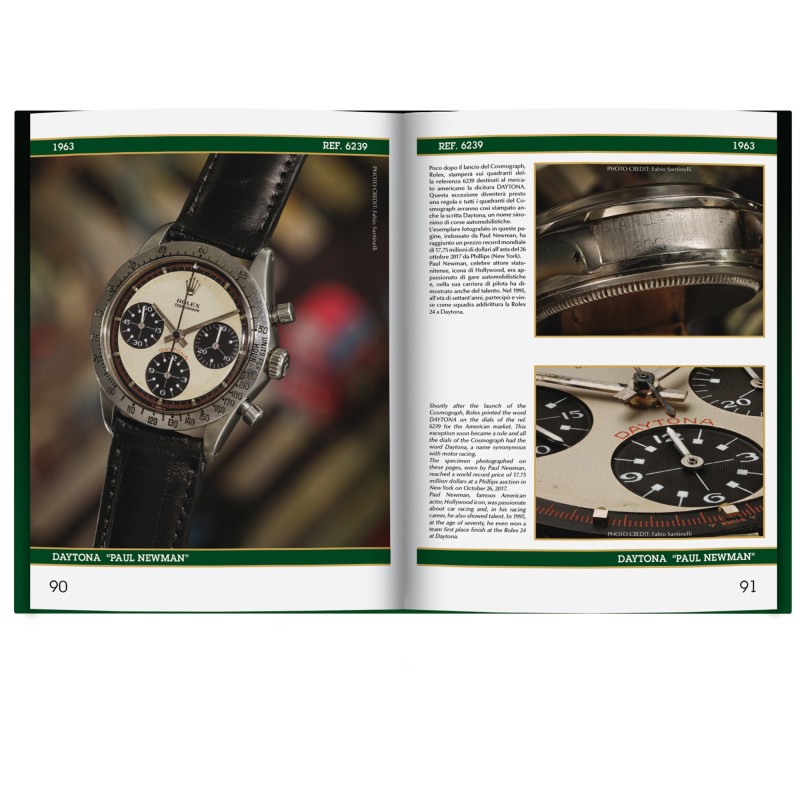 Libro per collezionisti e appassionati di orologi rolex