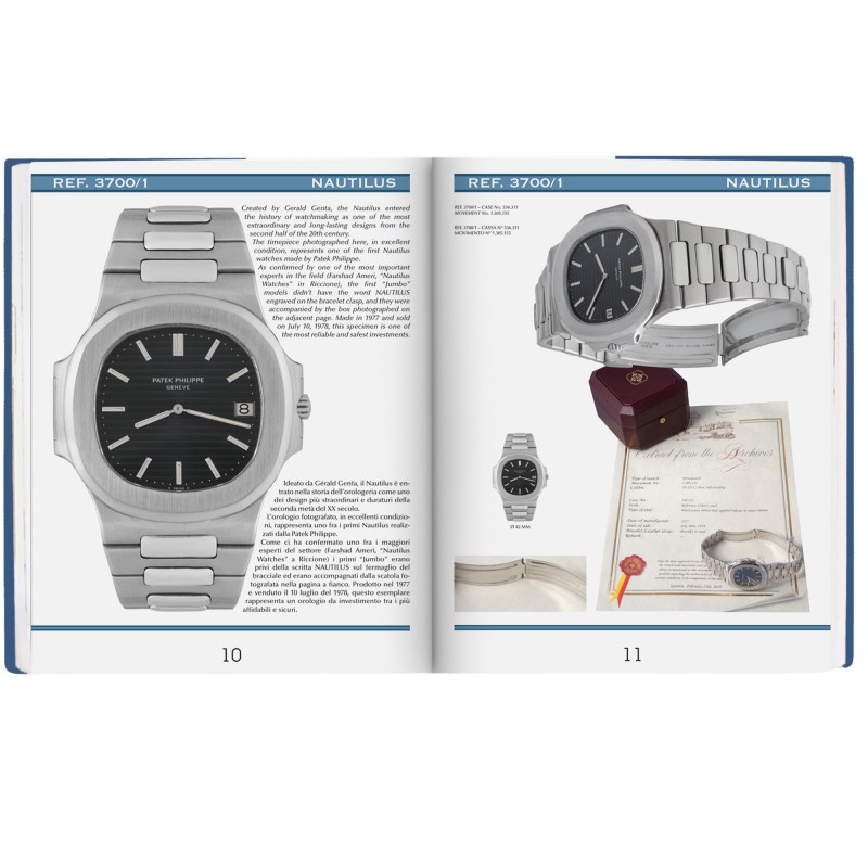 Libro orologio Patek Philippe Nautilus & Aquanaut